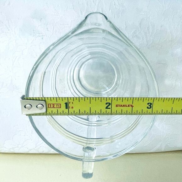 Vtg Anchor Hocking Glass Banded Rings Creamer Sugar Bowl Set 1927-1933 - Picture 5 of 9